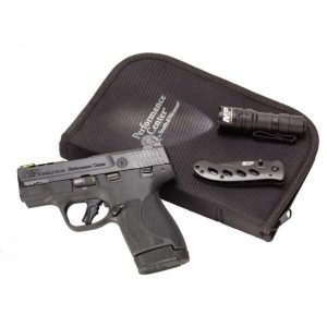 S&W Performance Center M&P 9 Shield Plus Handgun with Carry Kit 9mm Luger 10rd Magazine 4" Ported Barrel Black USED