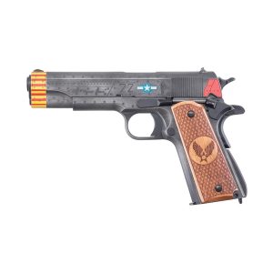 Auto-Ordnance Limited Edition "Red Tails" 1911 Handgun .45 Auto 7rd Magazine(1) 5'' Barrel Custom Wood Grips