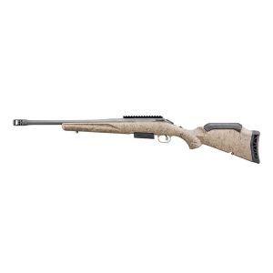 Ruger American Rifle Gen II Ranch .450 Bushmaster 3rd Magazine 16.1" 11/16x24 Threaded Barrel FDE Splatter Stock