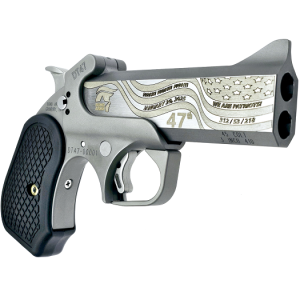 Bond Arms DT47 Limited Edition "Trump" Handgun .45 Colt/410ga 2rd Capacity 4.25" Engraved Barrel Satin Finish w/Holster