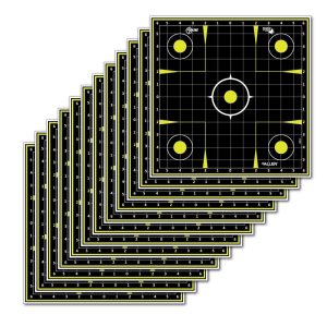 Allen EZ Aim Non-Adhesive Splash Target 12.5" Black and Yellow 30 per Pad