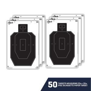 Allen EZ Aim IPSC Silhouette Target 23" x 35" 50/ct
