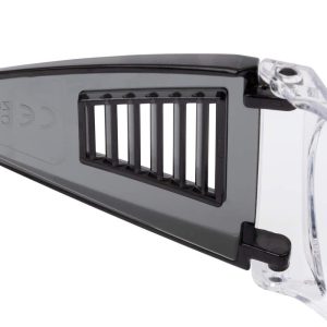 Allen ULTRX Fit Over Safety Glasses Black with Clear Lenses