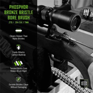 Breakthrough Clean Technologies Phosphorus Bronze Bristle Bore Brush 270/.284/7mm