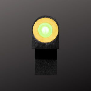 XS Sights Standard Dot Tritium Revolver Night Sights for Colt Viper Orange