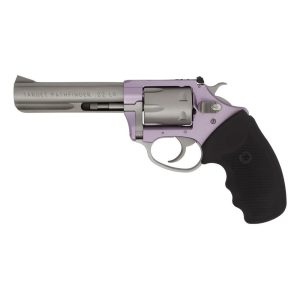 Charter Arms Target Pathfinder .22 LR 6rd Capacity 4.2" Barrel Lavender with Full Black Grip REFURBISHED