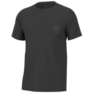 Huk Reel On Short Sleeve Shirt Volcanic Ash S