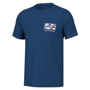 Huk Trophy Flag Short Sleeve Shirt Set Sail S