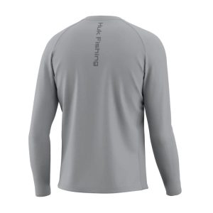 Huk Vented Pursuit Long Sleeve Shirt Harbor Mist L