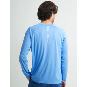 Huk Vented Pursuit Long Sleeve Shirt Marolina Blue M