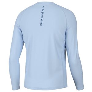 Huk Vented Pursuit Long Sleeve Shirt Ice Water XL