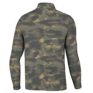 Huk Camden Coldfront 1/4 Zip Long Sleeve Shirt Camden Moss XL