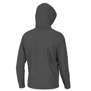 Huk Huk'd Up Logo Long Sleeve Hoodie Volcanic Ash XL
