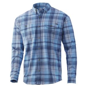 Huk Rutledge Fishing Flannel Baltic Sea S
