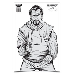 Birchwood Casey Eze-Scorer BC Bad Guy Paper Target - 12"x18" 10 Pack