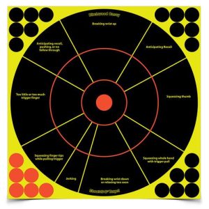 Birchwood Casey Shoot NC 12" Handgun Trainer Targets - 50/ct (1200 Pasters)