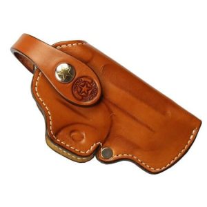Bond Arms Premium Leather Holster RH 3.5" Tan with White Stitching
