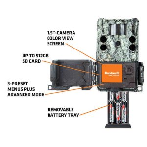 Bushnell Core S-4K Trail Camera Tree Bark Camo No Glow 30MP