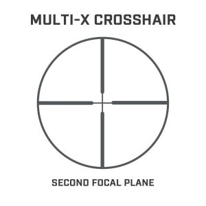 Bushnell Banner Rifle Scope 1.5-4x32mm 1" SFP Multi-X Non Illum. Matte Black