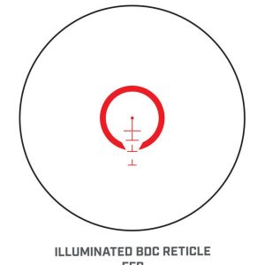 Bushnell AR Riflescope - 1-4x24mm 30mm SFP DZ-223 BDC Reticle Black Matte