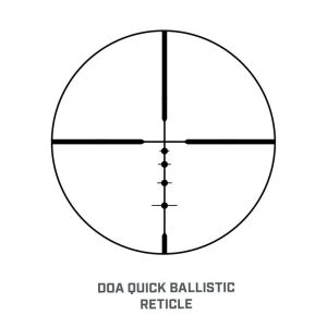 Bushnell Banner 2 Rifle Scope 3-9x40 1" SFP DOA Quick Ballistic Non Illum. Black with Rings