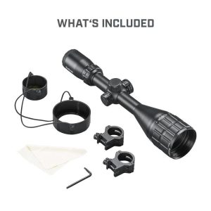 Bushnell Banner-2 Rifle Scope 3-9x40 1" SFP DOA Quick Ballistic Illum Black with Rings
