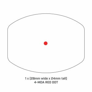 Bushnell RXM-300 Open Reflex Sight 1x28 4 MOA Red Shake Awake/Auto Off