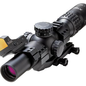 REFURBISHED Burris XTR II Rifle Scope Combo - 1-5x24mm Illum Ballistic 5.56 G3 Reticle MAD System Mil Knobs Matte
