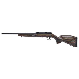 Savage A22 BNS-SR Rifle .22 LR 10rd Magazine 18" Threaded Barrel Forest Green Wood