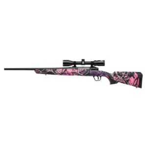 Savage Arms Axis II XP Compact Rifle 6.5 Creedmoor 4/rd 20" Barrel Muddy Girl Pink with Stock