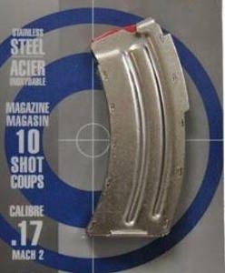 Savage Arms Mark II Series Rifle Magazine .22 LR .17 Mach 2 10/rd Silver