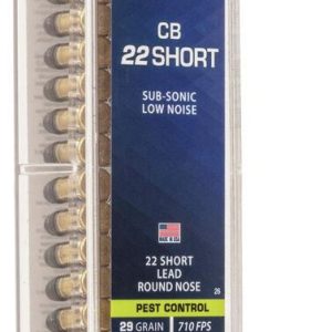 CCI CB Rimfire Ammunition .22 Short 29 gr LRN 710 fps 5000/ct  (50-100/ct Boxes)