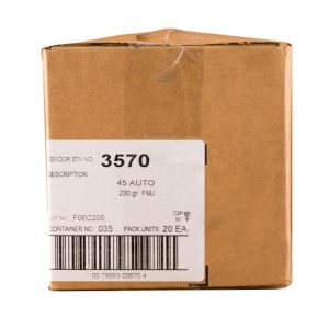 BLAZER 45 ACP 230GR FMJ 1000 ROUNDS CASE
