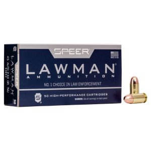 SPEER LAWMAN 45 AUTO 230GR TMJ AMMO 1000RD