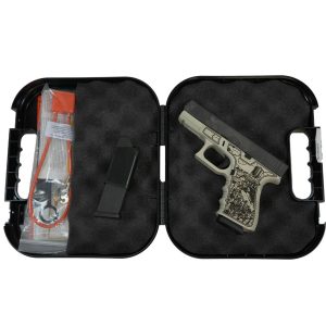 Glock 19 Gen 3 "American Made-Farm" Compact Handgun 9mm Luger 15rd Magazines(2) Nickel Finish 4" Barrel Austria