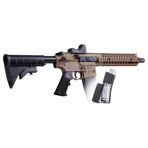 Crosman Full Auto R1 BB Airgun Co2 Powered Dark Earth with Red Dot