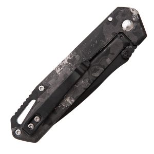 Bear & Son Brisk 3.0 Medium Folding Knife 2-7/8" Drop Point Blade Midnight Camo