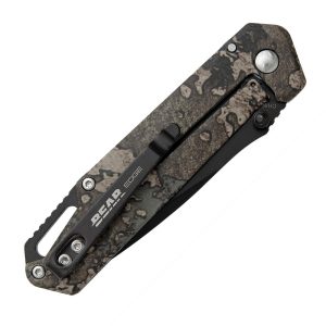 Bear & Son Brisk 3.0 Medium Folding Knife 2-7/8" Drop Point Blade TrueTimber Strata Camo