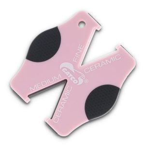 Bear & Son Edge Brisk 2.0 Folding Knife & Sharpener Combo Drop Point Blade Pink Camo