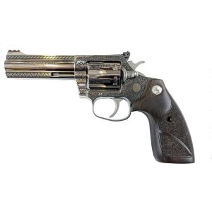 Colt King Cobra Carry "Filigree Frame/Bar" Handgun .357 Rem Mag 6rd Capacity 4.25" Barrel Stainless Finish Wood Grips