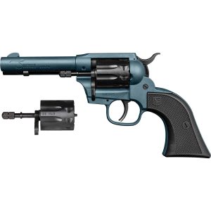 Diamondback Sidekick Checkered Polymer Grip Handgun .22 WMR/.22 LR 9rd Capacity 4.5" Barrel SA/DA Jesse James Blue