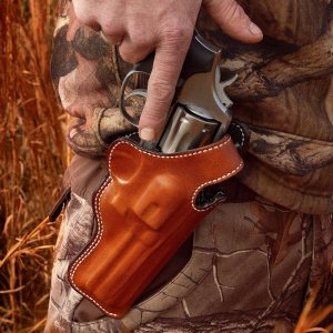 Desantis #016 Dual Angle Hunter Holster for S&W L Frame 6" Tan LH