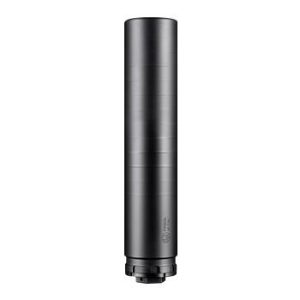 Dead Air Silencers Primal Multipurpose Direct Thread Suppressor .458 to .338 Lapua Stainless Steel  Black Finish 5/8-24