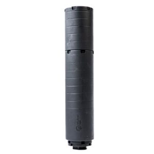 Dead Air Wolfman Modular Direct Thread Pistol Suppressor 9mm Luger Stainless Steel Black Finish 1/2-28