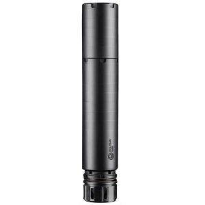 Dead Air Wolfman Modular QD Pistol Suppressor 9mm Luger Stainless Steel Black Finish Key Micro Adapter
