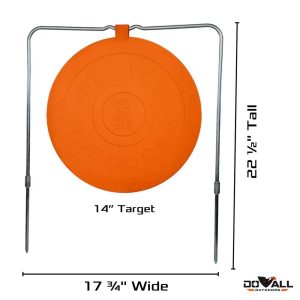 Do-All Outdoors Great Big Gong Show .177/.22 Cal Target 14"