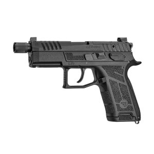 CZ P-09 C Nocturne Suppressor Ready OR Handgun 9mm Luger 17rd Magazines(2) 4.5" Threaded Barrel Fixed Sights Black