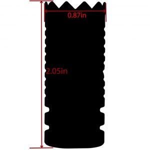 TacFire Crown Style Muzzle Brake .308 5/8x24 Black
