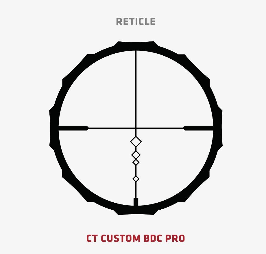 Crimson Trace Brushline Pro Rifle Scope - 4-16x50mm 30mm BDC PRO