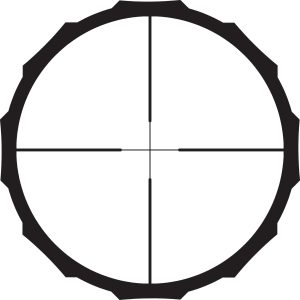 Crimson Trace Brushline Pro Rifle Scope - 2.5-10x42mm 1" SFP Plex Non-llum